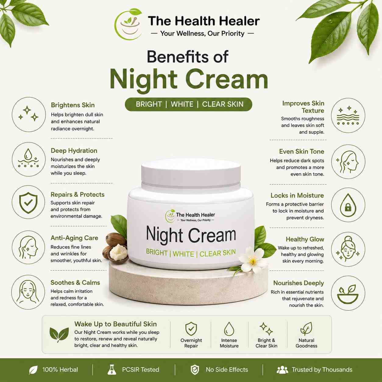 Natural Night Cream - Image 3